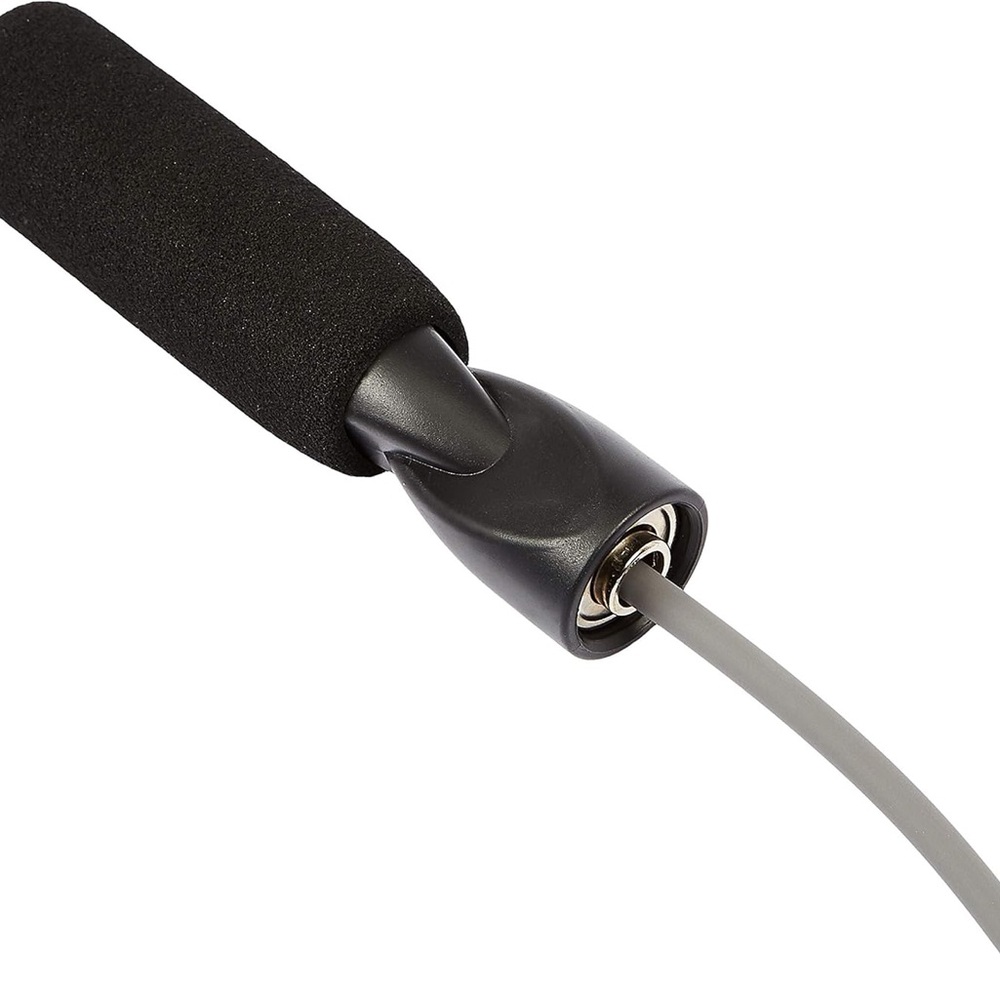 Jump Rope, Amazon Basics, Adjustable, Gray - Picture 3 of 5